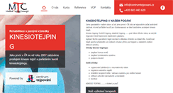Desktop Screenshot of mtc-tejping.cz