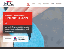 Tablet Screenshot of mtc-tejping.cz
